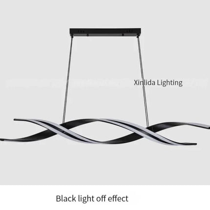 Minimalist LED Chandelier for Dining Room Modern Geometric Kitchen Pendant Light Simple Home Decor Hanging Light Fixture