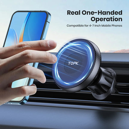 TOPK for Magsafe Car Phone Holder,Powerful Magnetism Premium Quality