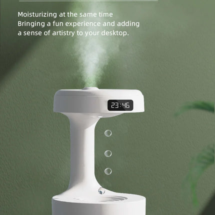 Humidifier Home Office Desktop Water Replenishment Device Creative Backflow Anti gravity Water Drop Humidifier