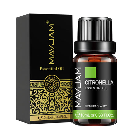 MAYJAM 10ml Essential Oils For Humidifier Diffuser Scented Candle Handmade Soap Air Freshener Lavender Peppermint Lemon