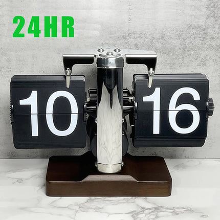 Modern Flip Clock Turning Page Timepiece