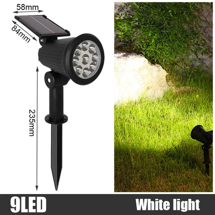LED Solar Powered Spotlight Lighting