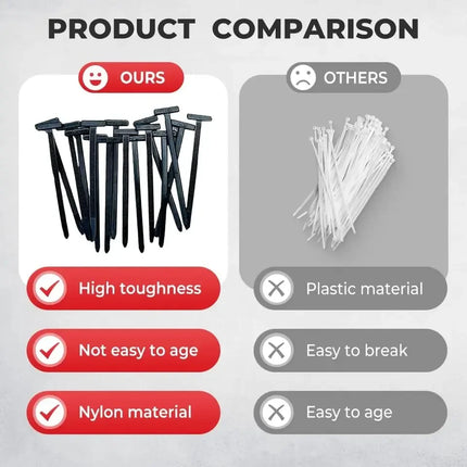 Multi-purpose nylon universal cable tie buckle Self-locking cable tie buckle Installation-free Cable tie universal UV-resistant