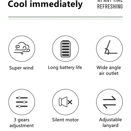 New Mini Portable Fan Portable Rechargeable Bladeless Turbo Ultra Quiet Student Hand Held Fan Outdoor Sports Travel