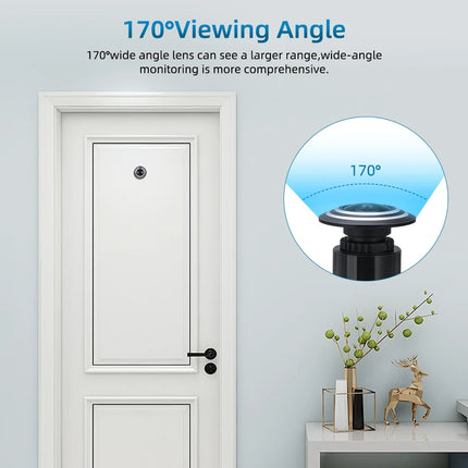 Smart Video Peephole Camera with Wi-fi