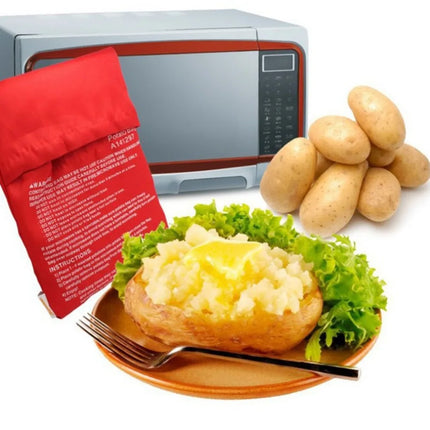 Microwave Oven Potato Cooker Bag Baked   Cooking  Quick Fast Kitchen Accessories
