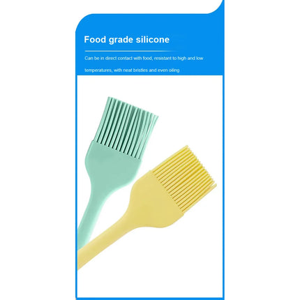 Silicone Barbecue Oil Brush Heat-resistant Pastry Brush Upgrade Oil Brush Kitchen Cooking and Baking Tools