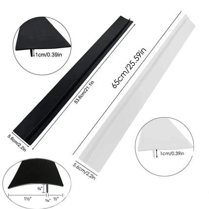 Kitchen Stove Counter Gap Cover T-Shaped Silicone Rubber Strip Oil-Gas Slit Filler Heat Resistant Mat Oil Dust Water Seal