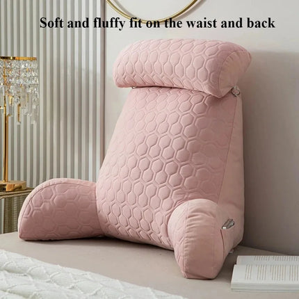 Reading Comfort Pillows Washable Standard Bed Pillow Bedroom Simple Cooling Back Pad Living Room Summer Cool Silk Latex Pillow
