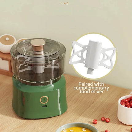 Mini Wireless Electric Garlic Press Dual Purpose Garlic Puree 350ml Kitchen Food Shredder Usb Charging Meat Grinder Vegetable