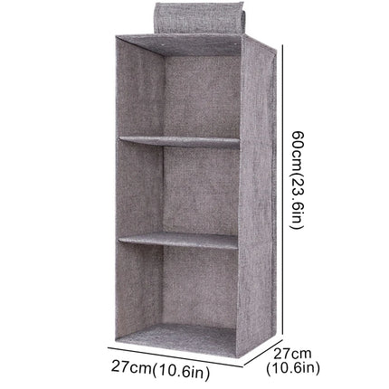 Collapsible Cotton Linen Hanging Storage Bag