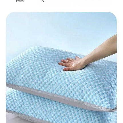 Summer Cooling Pillowcase Solid Color Ice Bean Bean Pillowcase Cool Feeling Air Conditioning Cover Washable (No Pillow) 48x74cm