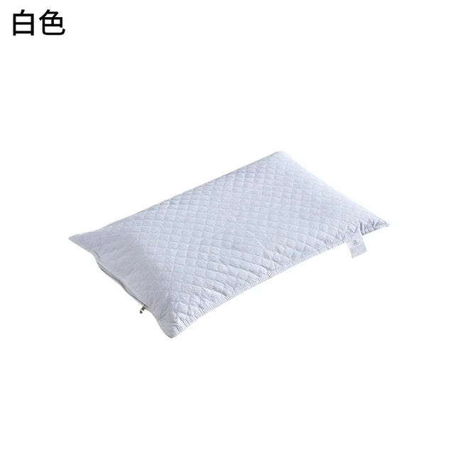 Holaroom Bedding Pillow Neck Protection Pillows Plaid Shaped Buckwheat Husk Filling Cushion for Home Sofa Office Nap Sleeping