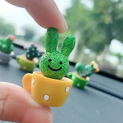 Mini Resin Succulent Cactus Set