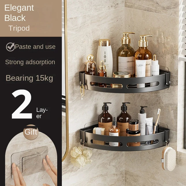 Adhesive Bathroom Shampoo Holder