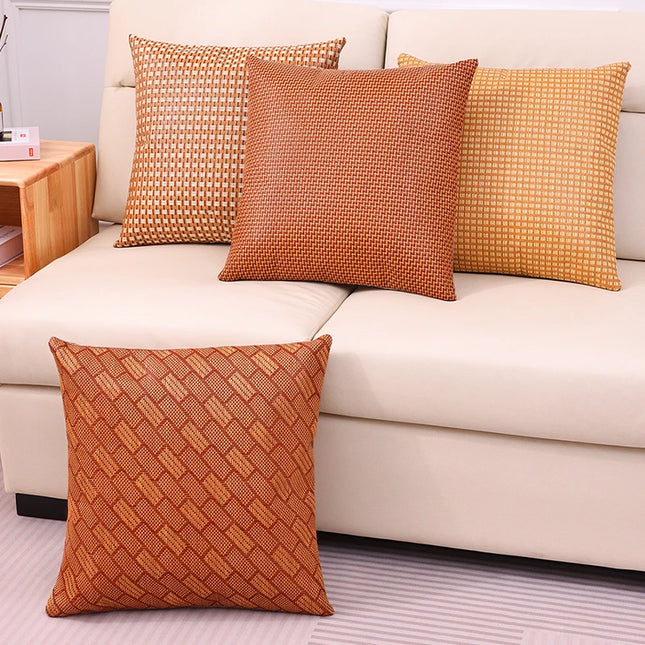 Kitinjoy Imitation Rattan Weav Pillow Covers For Sofa Decor Modern Home Pillowcase Bedroom Living Room Decoration Cushion Covers