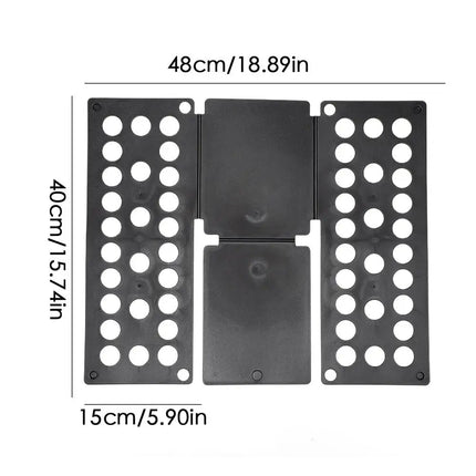 ABS Clothes Folding Board Easy and Fast Kids Laundry Folder Shirt Folding Board Home Storage Tool for Kid Children Adults