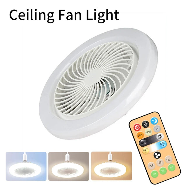 Smart 2-in-1 Ceiling Fan with Light