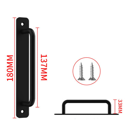 Door Handle Cabinet Pulls Aluminum Push-pull Balcony Gate Window Pulls Knob Kitchen Furniture Hardware Handle