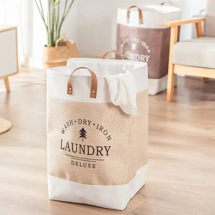 Large Capacity Laundry Basket Folding Fabric Storage