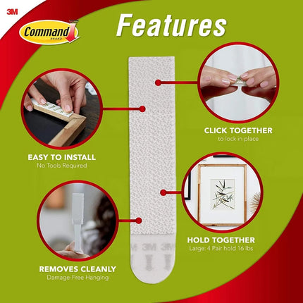 3M Command Picture Hanging Strips Damage Free Picture Hangers, No Tools Wall Hanging Strips command strips