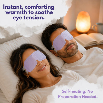 Steam Eye Mask, Self Heating Heated Eye Mask for Sleep, Warm Compress for Eyes, Moist Heat for Dry Eye Relief, Stye Eye Treatment, Spa, Travel Essentials, Unscented 16 Pack