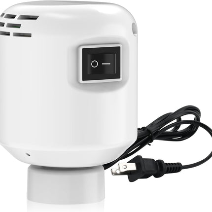 Electric Pump for Vacuum Storage Bags Travel Vacuum Pump for Various Vacuum Seal Bags Portable Vacpack Air Pump for Compression Clothing Blanket Luggage White(Storage Bag Not Included)