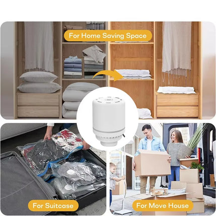 Compressed Bag Electric Pump, Travel Vacuum Bag Pump, Mini Vacuum Sealant Machine, Food Space Savings, Food Organizer