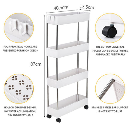 Three tier shelves for bedrooms, kitchens, home storage, and outdoor camping
